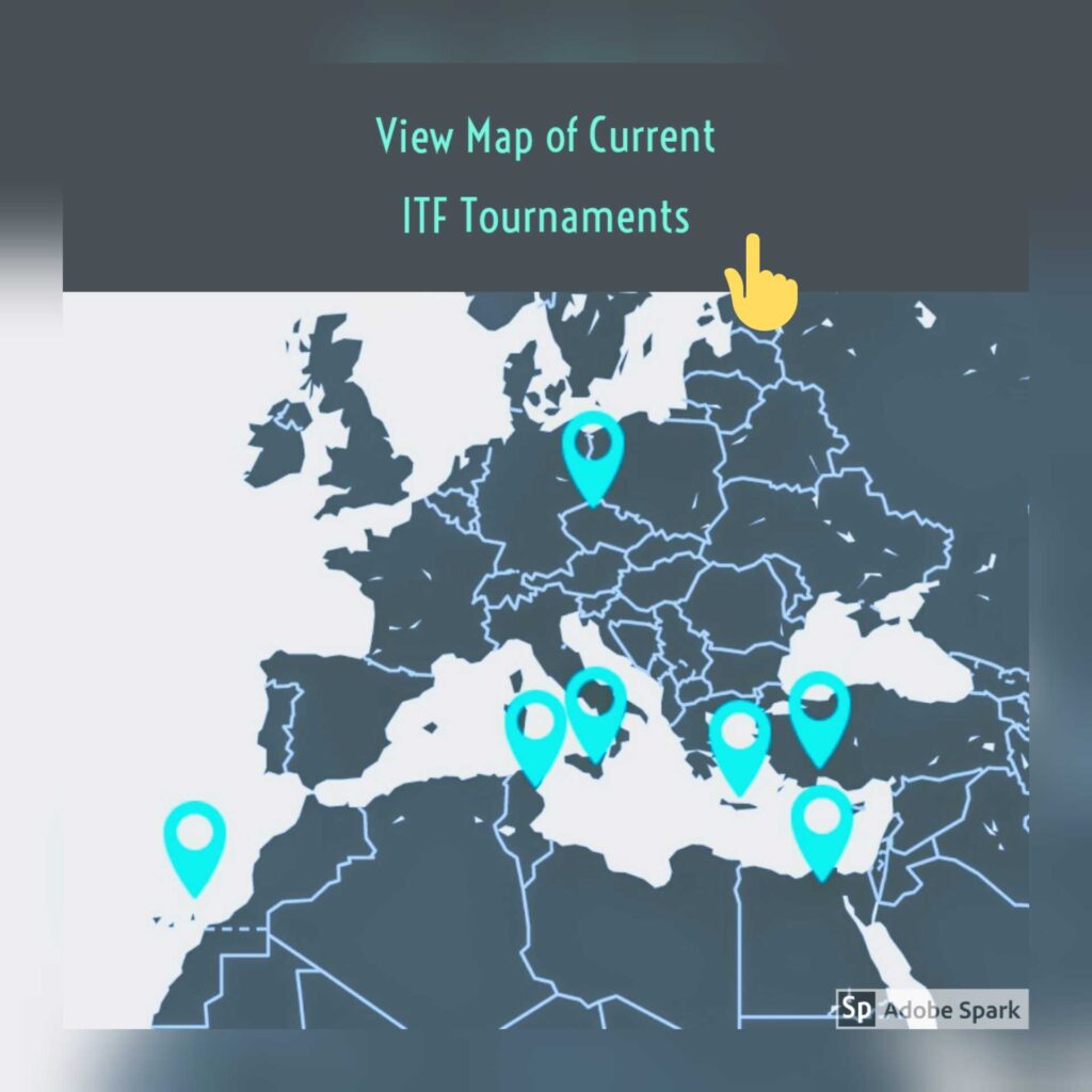 ITF Tournaments Live Map