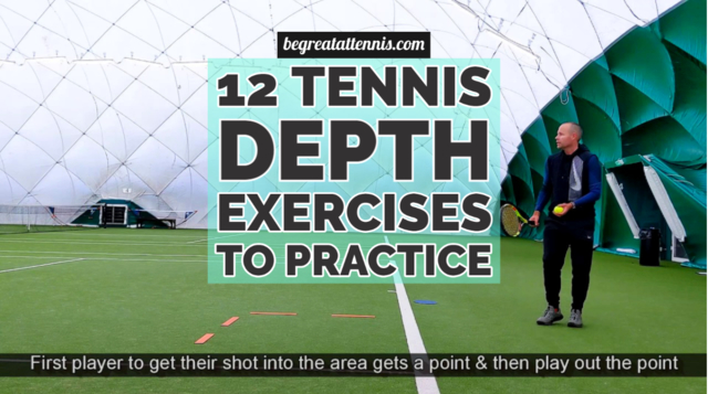 12 Latihan Kedalaman Tenis untuk Anda Berlatih