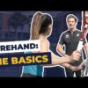 15-minute forehand lesson