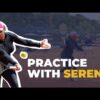 Serena Williams’ Practice at the Mouratoglou Academy