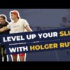 Full slice lesson with Holger Rune and Patrick Mouratoglou