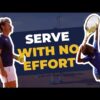 How to serve without any effort?