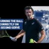 Returning the Ball Correctly on a Second Serve