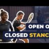 Should you have an open or closed stance? | Tennis Tips with Patrick Mouratogou