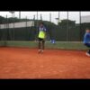 Working on the groundstrokes