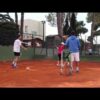 Working on the groundstrokes