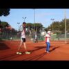 Working on the groundstrokes