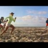 Beach fitness drills
