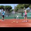 On-court footwork drills – Volleys