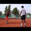 Forehand drills with Youssef