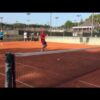 Tennis drill – morning session