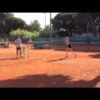 Forehand & backhand tennis drill