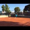 Tennis drill – forehand & backhand