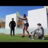 Fitness drills with Yvonne