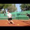 On-court footwork drills