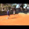 Forehand & backhand tennis drill
