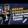 Is Novak Djokovic’s decision not to get vaccinated bigger than tennis?
