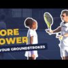 How to gain MORE POWER on your groundstrokes? | Coaching session with Patrick Mouratoglou in Brazil