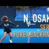 Naomi Osaka – Serve, Forehand & Backhand [Slow Motion] (2021)