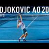Novak Djokovic Serve Practice ｜Australian Open 2023