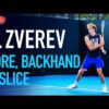 Alexander Zverev – Court Level Practice ATP Australian Open 2021 [240fps]