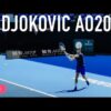 Novak Djokovic Practice ｜Australian Open 2022 (4K 60fps)