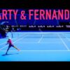 Ash Barty Practice with Leylah Fernandez Practice | Australian Open 2022 [4k 60fps]