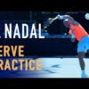 Rafael Nadal – Serve Practice 2021 Australian Open [240fps]