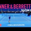 Sinner & Berrettini Practice in Slow Motion | Australian Open 2022 [4K 120fps]