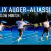 Felix Auger Aliassime Practice | Slow Motion