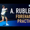 Andrey Rublev – Forehand [Super Slow Motion] (2021)