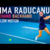 Emma Raducanu Forehand [Slow Motion]