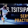 Stefanos Tsitsipas – Court Level Practice ATP – Serve [Slow Motion] (2021) [HD] [240fps]