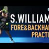 Serena Williams – Australian Open Tennis Practice [Slow Motion] (2019)