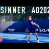 Jannik Sinner | Forehand, Backhand, Serve & Volley Practice (4K 60fps)