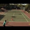Ejercicio Tenis – Buscar profundidad a la linea de fondo y al centro