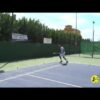 David Ferrer – Sombras de derecha en diferentes posiciones (rodeando el cono) y recuperación  atrás