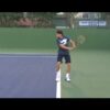 David Ferrer – Revés cruzado y paralelo, dejada de revés paralela