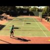 Ejercicio Tenis –  Restar de derecha con profundidad un primer saque desde el lado de ventaja