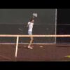 Ejercicio Tenis –  Reves cruzado cuando sube la pelota y quitada de derecha paralela