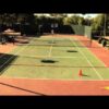 Ejercicio Tenis – Buscar profundidad a la linea de fondo al lado del deuce