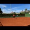 Ejercicio Tenis – Quitada de derecha cruzada cuando sube desde media pista