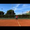 Ejercicio Tenis – Quitada derecha cruzada cuando sube desde el fondo de la pista