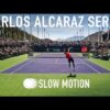 Carlos Alcaraz | Serve Slow Motion [4K 120fps]