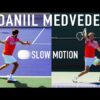 Daniil Medvedev | Forehand & Backhand [Slow Motion 4K 120fps]