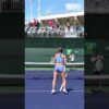 Camila Giorgi – Court Level practice #shorts
