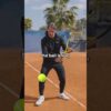 Slice backhand preparation: THE BASICS ⚙️ #visualtip #slice #backhand #fyp