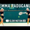 Emma Raducanu – Forehand & Backhand [4K Slow Motion]