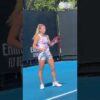 😍Camila Giorgi – Court Level practice🎾 #shorts