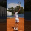 The serve basics (3 steps) #tennistip #tennis #tenniscoach